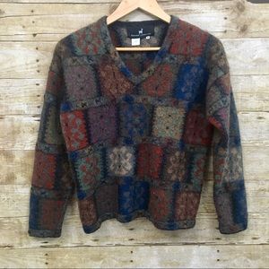 Peruvian Connection multicolored sweater